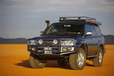 Arb 3413190 Front Deluxe Bull Bar Winch Mount Bumper W Bar For Land Cruiser New