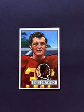 1951 Bowman Football #35 Chuck Drazenovich EXMT-NM