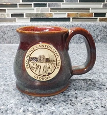NEW Sunset Hill Stoneware Mug PROVIDENCE CANYON STATE PARK, GEORGIA handthrown