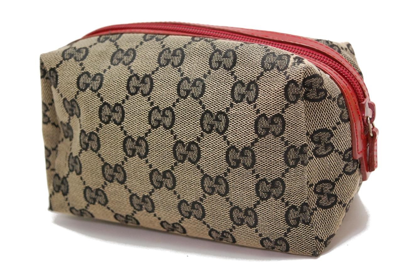 Borsa in tela Gucci GG originale rosso navy 1122a