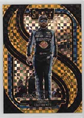 2025 Panini Select Trackside Gold Power Plaid Prizm 7/13 Jeremy Clements 3hd
