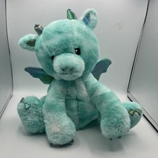 FAO Schwarz Plush Dragon Glow Brights LED Lights  Sound Stuffed Animal Sewn Eye