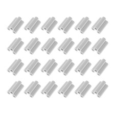 24Pcs T8 T5 LED Lamp Connector, 21Mm Double End 3Pin Fmeale Adapter Connector fo