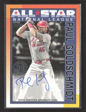 2025 Topps Baseball 1990 All-Stars Paul Goldschmidt #90AS-PG Black Auto /10