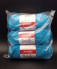 Premier Yarns Starbella Neons Electric Blue, 33 yards, 3.5 oz