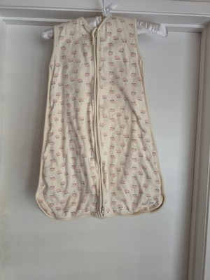 Tiny Kind Baby Swaddle 0-6 Months Cream Pink Floral Sleep Wrap Blanket