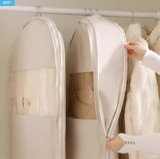 13 Clear Zippered Garment Bags Compact Compressed pack Clothing Cover NEW Large