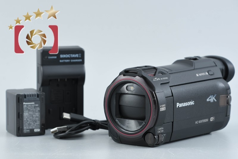 Panasonic HC-WXF990M 4Kビデオカメラ本体 Panasonic HC-WXF990M Black 4K Digital Camcorder | eBay