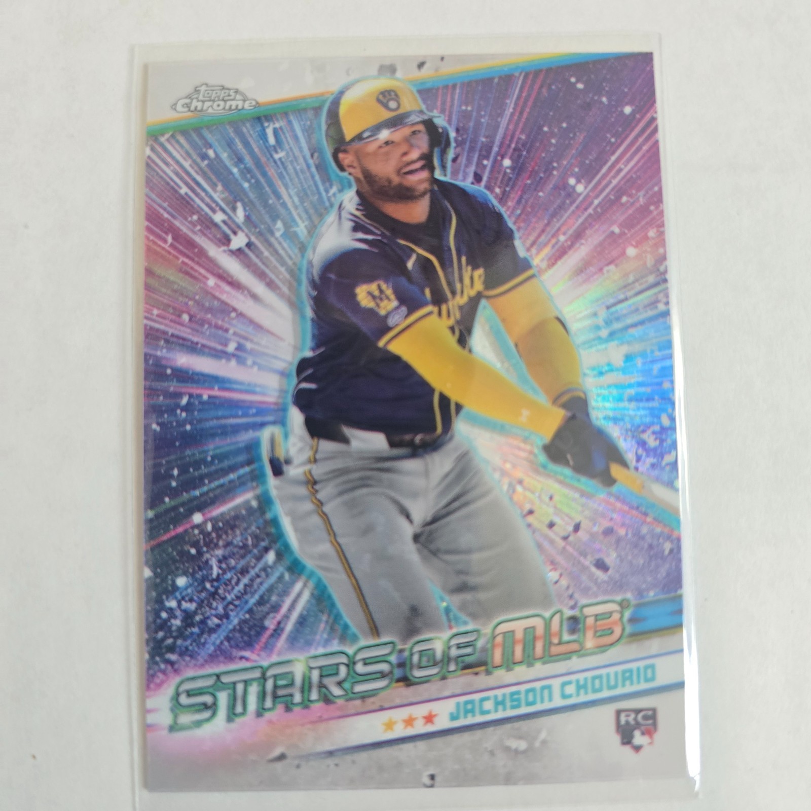 2024 Topps Chrome Update Jackson Chourio Stars of MLB #CSMLB-84 Brewers🦅