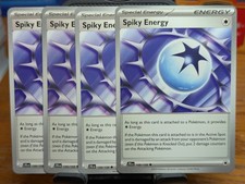 Pokemon TCG Journey Together Spiky Energy 159/159 x4 Playset
