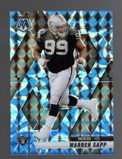 2025 Panini Mosaic Reactive Blue Mosaic Prizm Warren Sapp #68