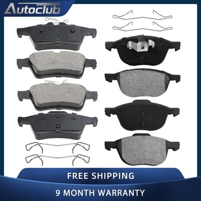 Front & Rear Ceramic Brake Pads Kit for Mazda 3 2005 2006 2007 2008 2009 2013