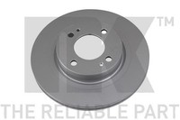 2X Bremsscheibe Nk 313087 FüR Mitsubishi Space Star Attrage 6 A05A A03A A13A Lpg