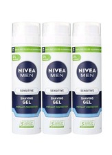 Nivea Shave Gel Sensitive Men 200ml x 3 31.65 per litre
