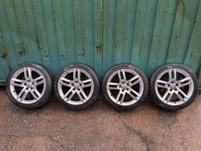 AUDI A5 MK1 8T3 FACELIFT SET OF 4 18" ALLOY WHEELS WITH TYRES