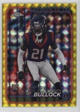 2024 Topps Chrome Rookies Yellow Geometric Refractor 67/75 Calen Bullock h3a