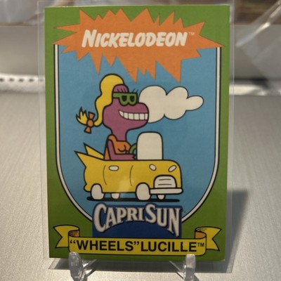 Vintage 1991 Capri-Sun Nickelodeon: ''Wheel'' Lucille Trading Card #4