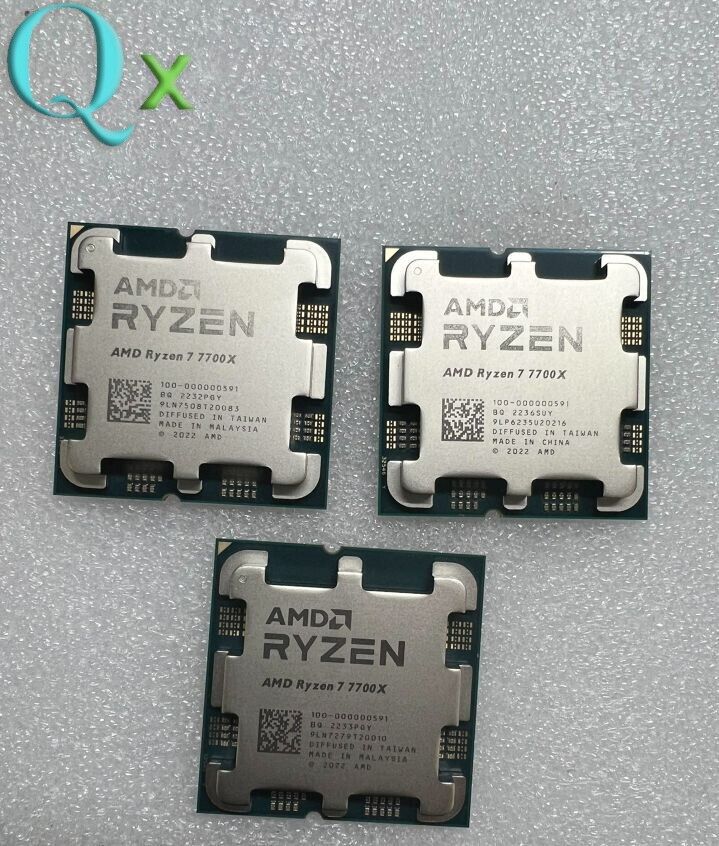 AMD Ryzen 7 7700X R7 7700X AM5 CPU Processor 4.5 GHz 8-Core 16-Thread 32MB 105W AMD Ryzen 7 7700X R7 7700X AM5 CPU Processor 4.5 GHz 8-Core 16-Thread 32MB 105W
