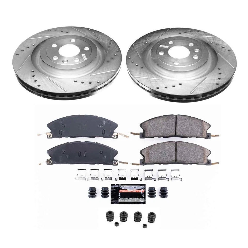 Powerstop K6374-36 Front Brake Disc and Pad Kit for 2013-2019 Ford Taurus SHO Foto 2 de 4