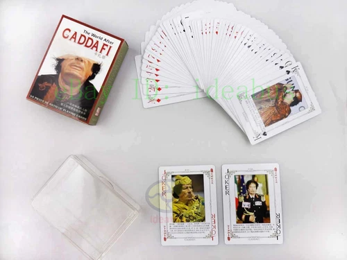 Playing card/Poker Deck 54 Libya former president Omar Mouammer al Gaddafi