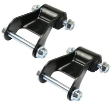 Pair Set of 2 Rear Leaf Spring Shackles Moog for Sierra 1500 Silverado 2500