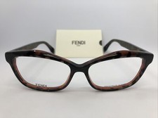 NEW Fendi FF 0094 D5T Gray Spot Havana Orange 54.15.140 Women s Eyeglasses Frame