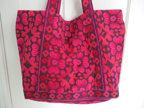 Bell by Alicia Bell Carry All Tote Bag Beach Cotton NWT