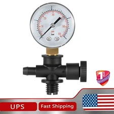 DEX2400S Filter Air Relief Gauge Adapter+ ECX270861 Pressure Gauge Fits Hayward