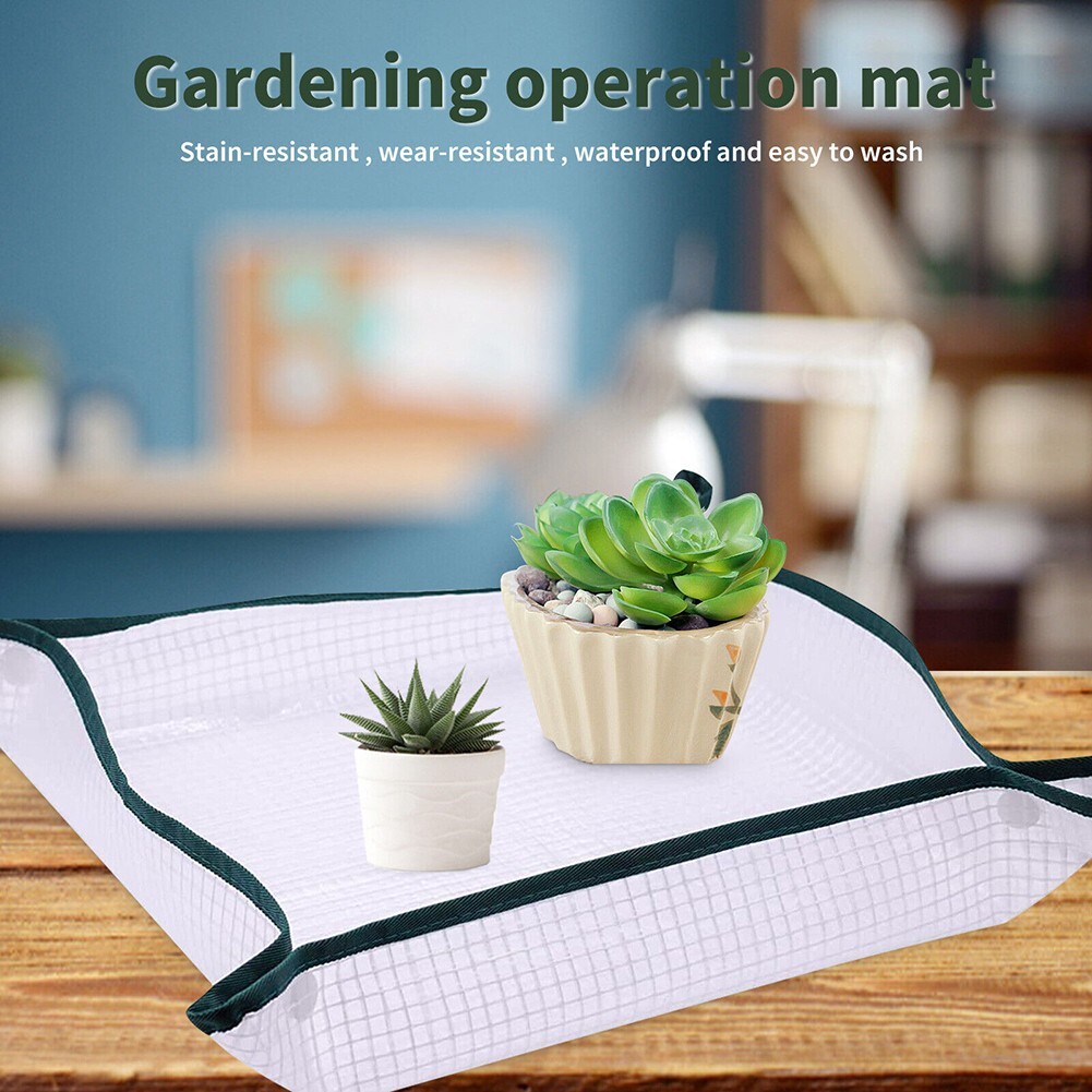 Floor Mats Gardening Mat Potting Mat Soil Changing Mats Waterproof Grid