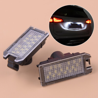 fiat license plate light