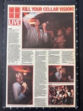 SUEDE -  LONDON WHITE HORSE GIG REVIEW 1992 15X11" Press Advert Poster L274