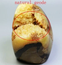 Natural Dragon Septarian Calcite Geode QUARTZ Crystal Free-form Stone Healing