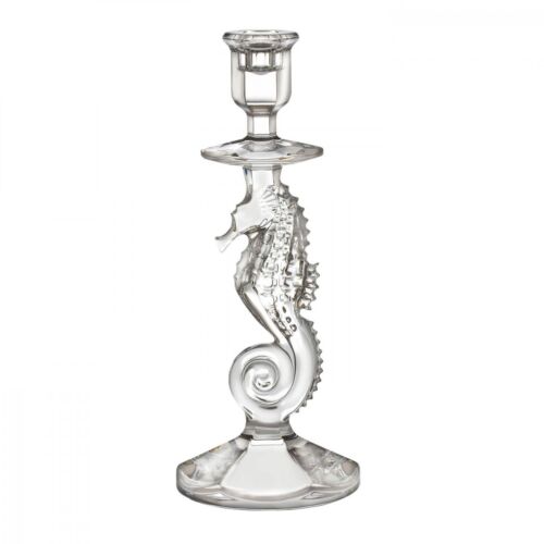 Waterford Crystal : ﻿Seahorse Candlestick Height 28.5cm - Picture 1 of 1