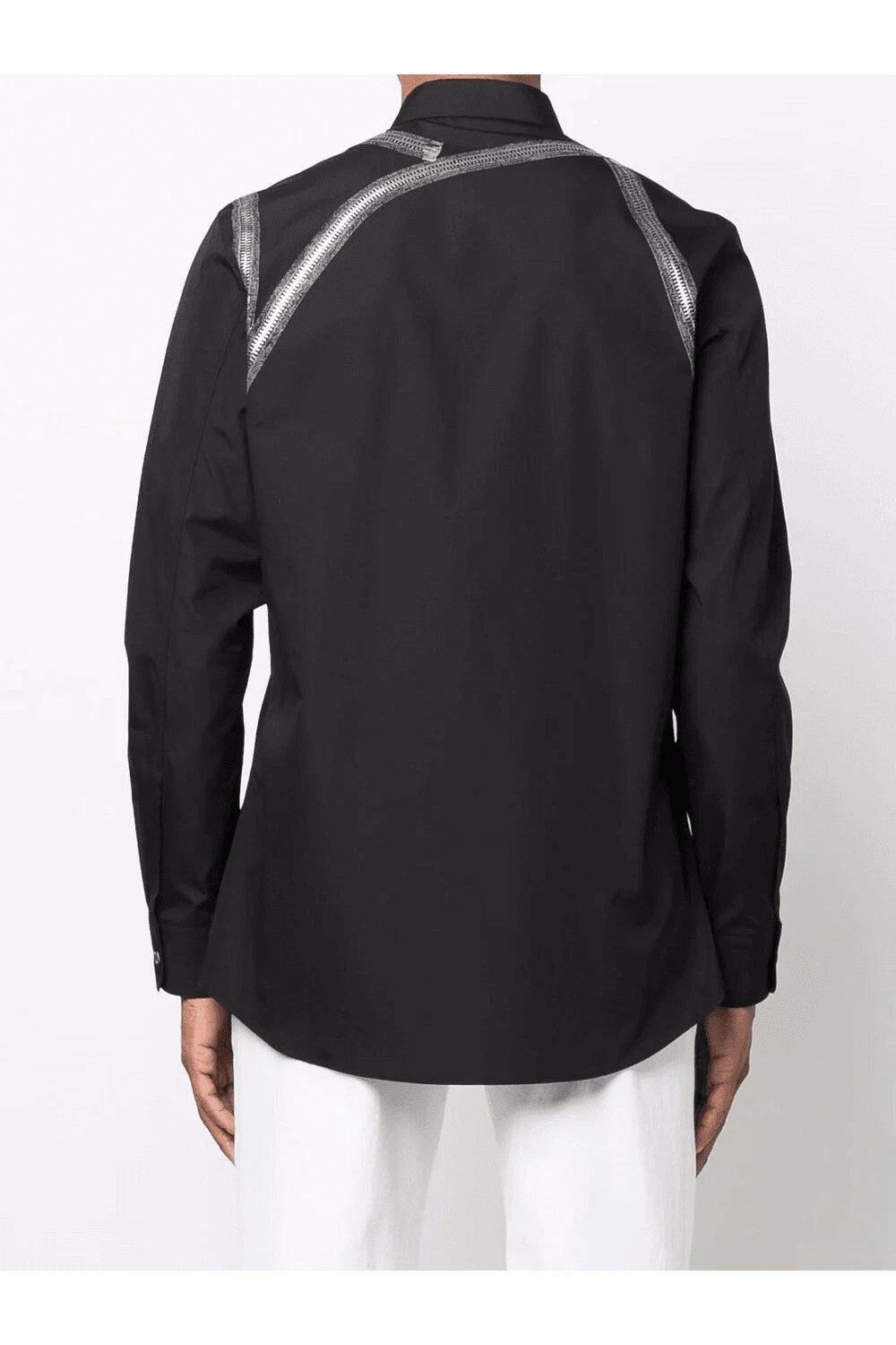 Alexander McQueen — Alexander McQueen Harness Black Shirt Size 15++ M RPP £495 NEW Tags
