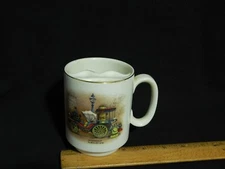 Mustache Mug ~ Lord Nelson Pottery (England UK) ~ "La Mancelle" (8oz) Vtg Cup