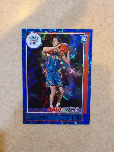 2021-22 NBA Hoops Josh Giddey TMALL BLUE HYPER RC #202 SSP ROOKIE CARD 