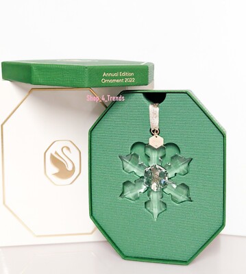 NEW Authentic Swarovski Brand 5615387 Ice Snowflake Annual Edition 2022 Ornament