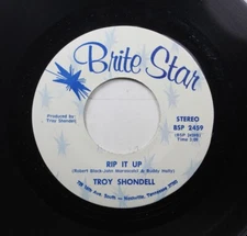 Hear! Rockabilly 45 Troy Shondell - Rip It Up / Still Loving You On Brite Star