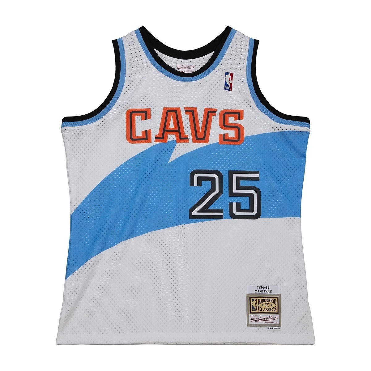 NBA Adidas Originals×CAVS Mark Price #25 Mark Price #25 Cleveland Cavaliers Cavs White Jersey Metal
