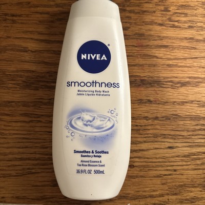 Nivea Touch Of Smoothness Moisturizing Body Wash Tea Rose Almond Essence 16.9 fl