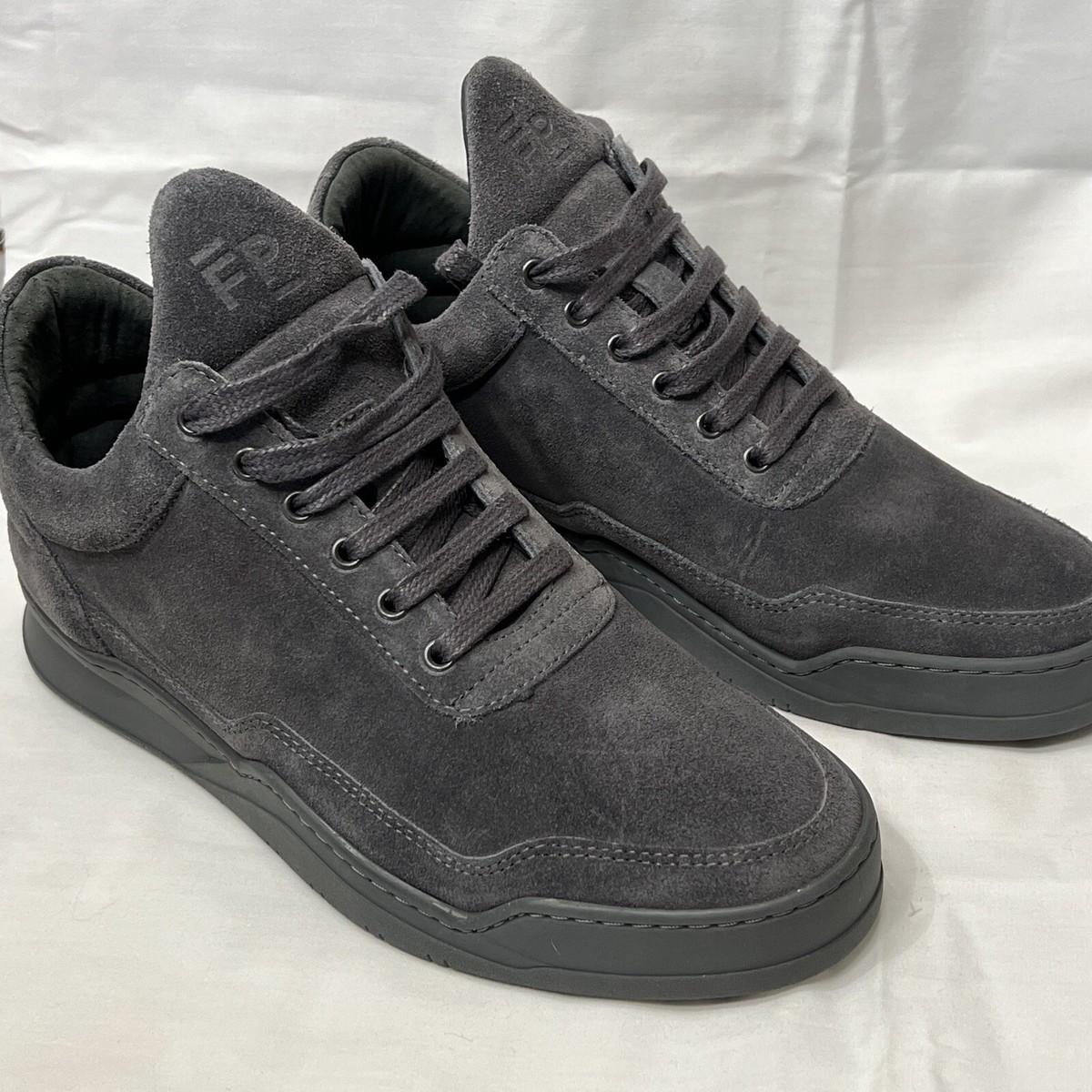 Cement Grey Filling Pieces Low Top Ghost Grey Filling Pieces Mens