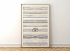 Otter Nursery Wall Art, Kids Animal Poster Printable