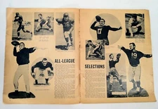 Fall 1943 Pro Football Illustrated Loaded W/ Pictures Packers Bears RARE WW2 Era