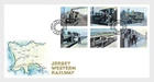 Jersey 2024 Western Railway TRAIN rail Locomotives  Steam Traction 6v mnh FDC PJ
