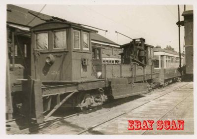 6H486 RP 1946 INTERNATIONAL RAILWAY CO FLANGER PFLUGWAGEN E-22 BUFFALO NY