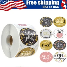 500Pcs 1.5" Thank You Stickers Homemade Thank You Stickers for Small Business US