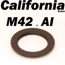 M42 to AI Screw F Mount Adapter SLR Lens to Nikon Camera Body D7500 7200 7000
