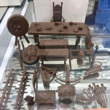 MARX TOYS RECAST 54 MM MEDIEVAL KNIGHTS ACCESSORIES REISSUE BROWN 