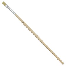 Borstenpinsel flach - langer Stiel Flachpinse...