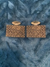 Vintage TipToe Pat Pend Gold Tone Shoe Clips